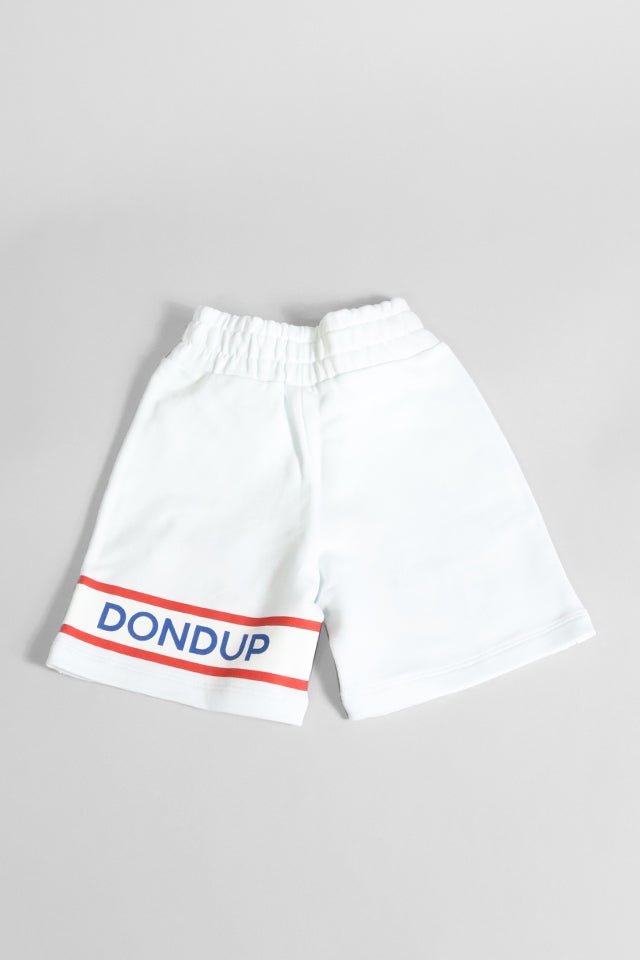 Bermuda in felpa Dondup bianco - Angel Luxury