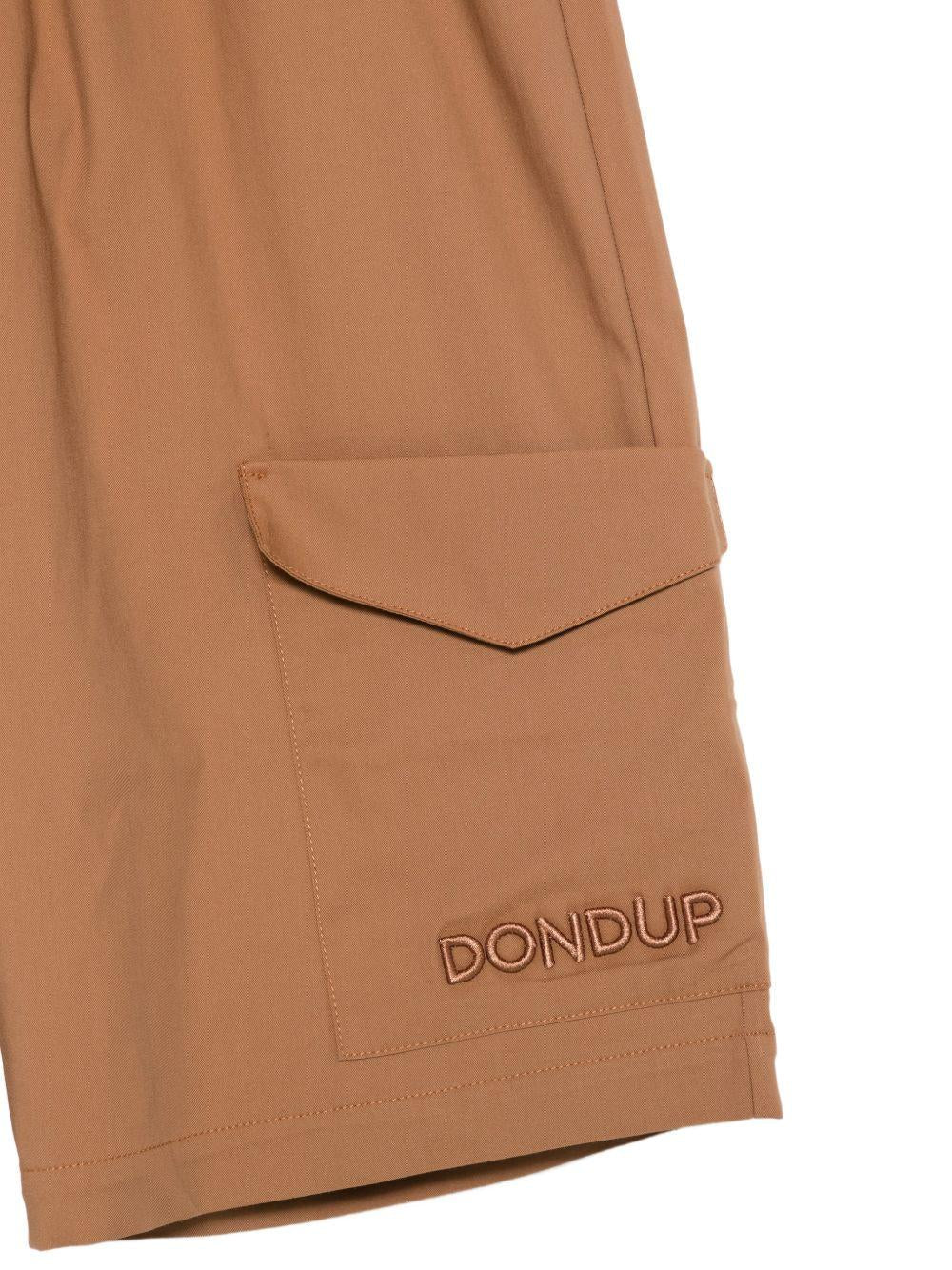 BERMUDA MARRONE CON TASCONI DONDUP - Angel Luxury
