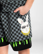 BERMUDA NERO BUNNY SPRAYGROUND - Angel Luxury