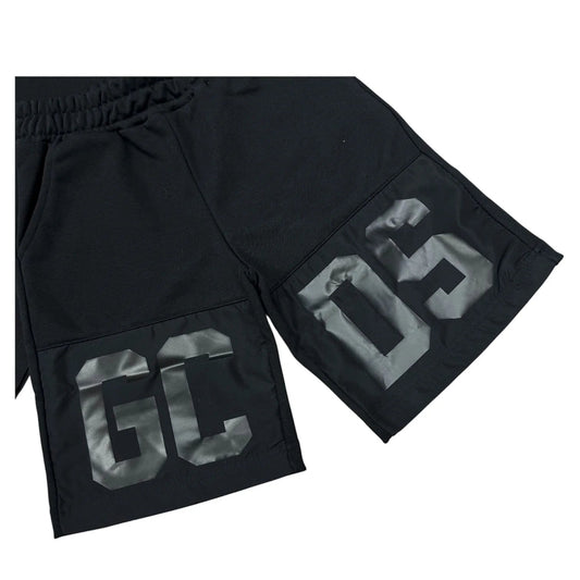 BERMUDA NERO CON LOGO GCDS NERO - Angel Luxury