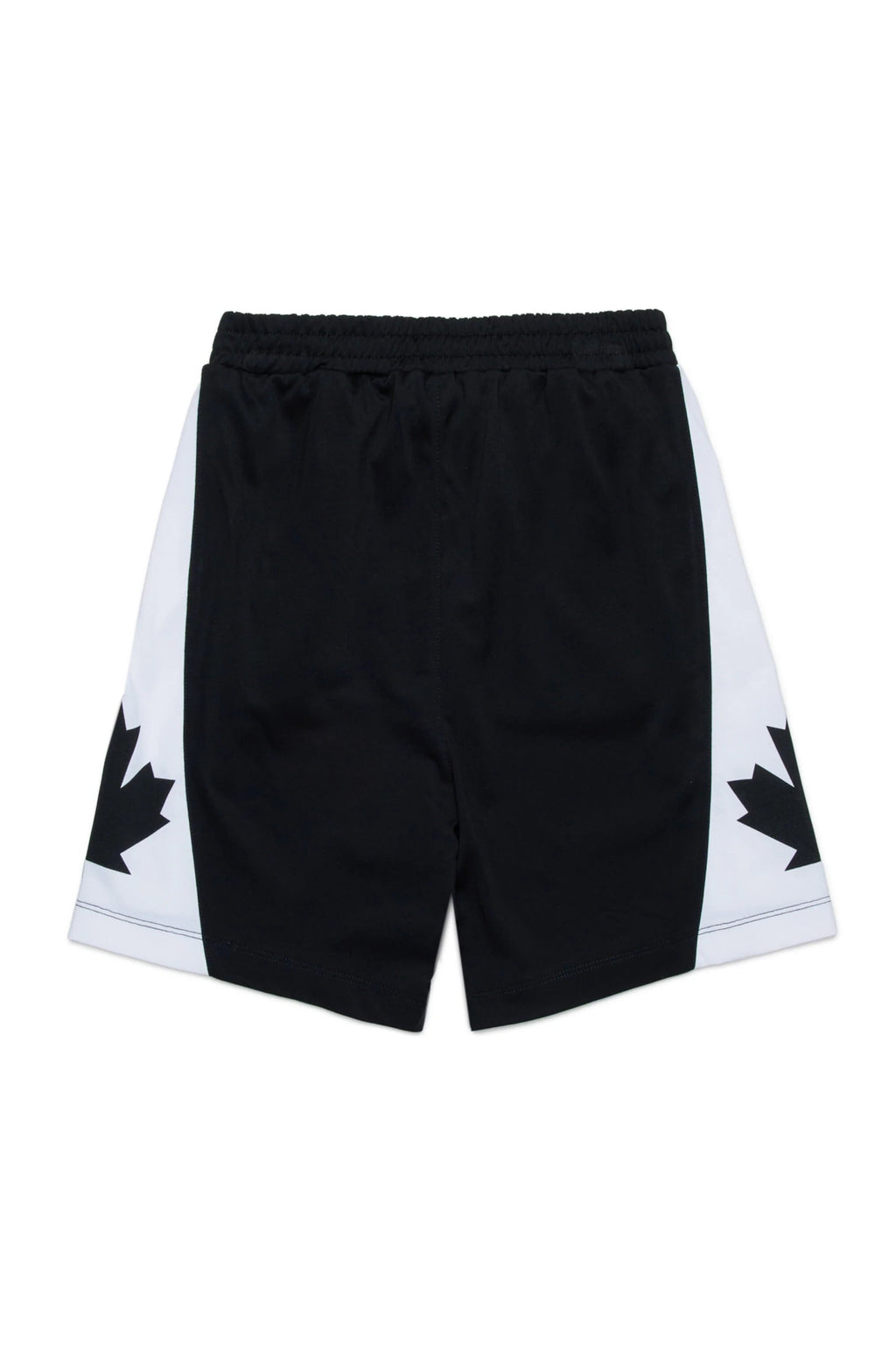 BERMUDA NERO STILE BASKET CON LOGO DSQUARED2 - Angel Luxury