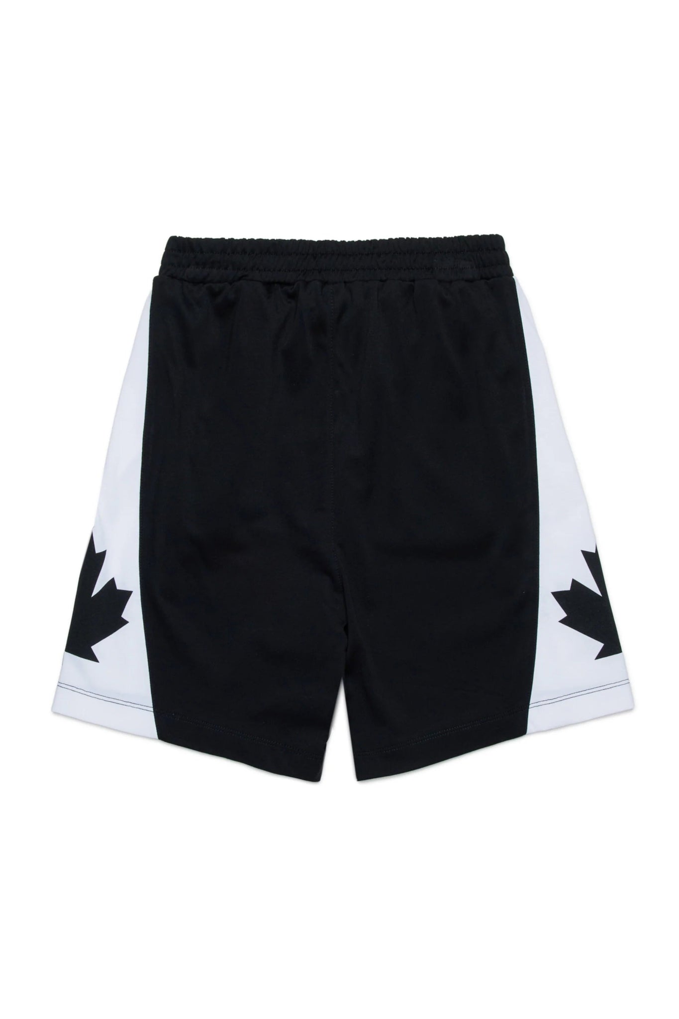 BERMUDA NERO STILE BASKET CON LOGO DSQUARED2 - Angel Luxury