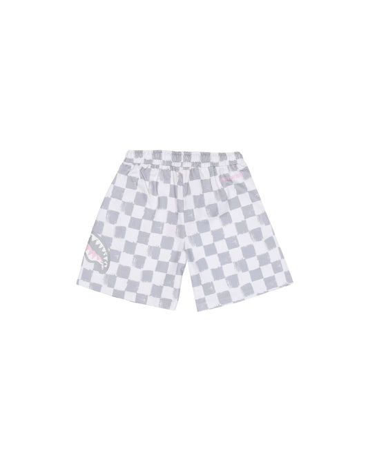 BERMUDA SPRAYGROUND A SCACCHI BIACHI E GRIGI - Angel Luxury