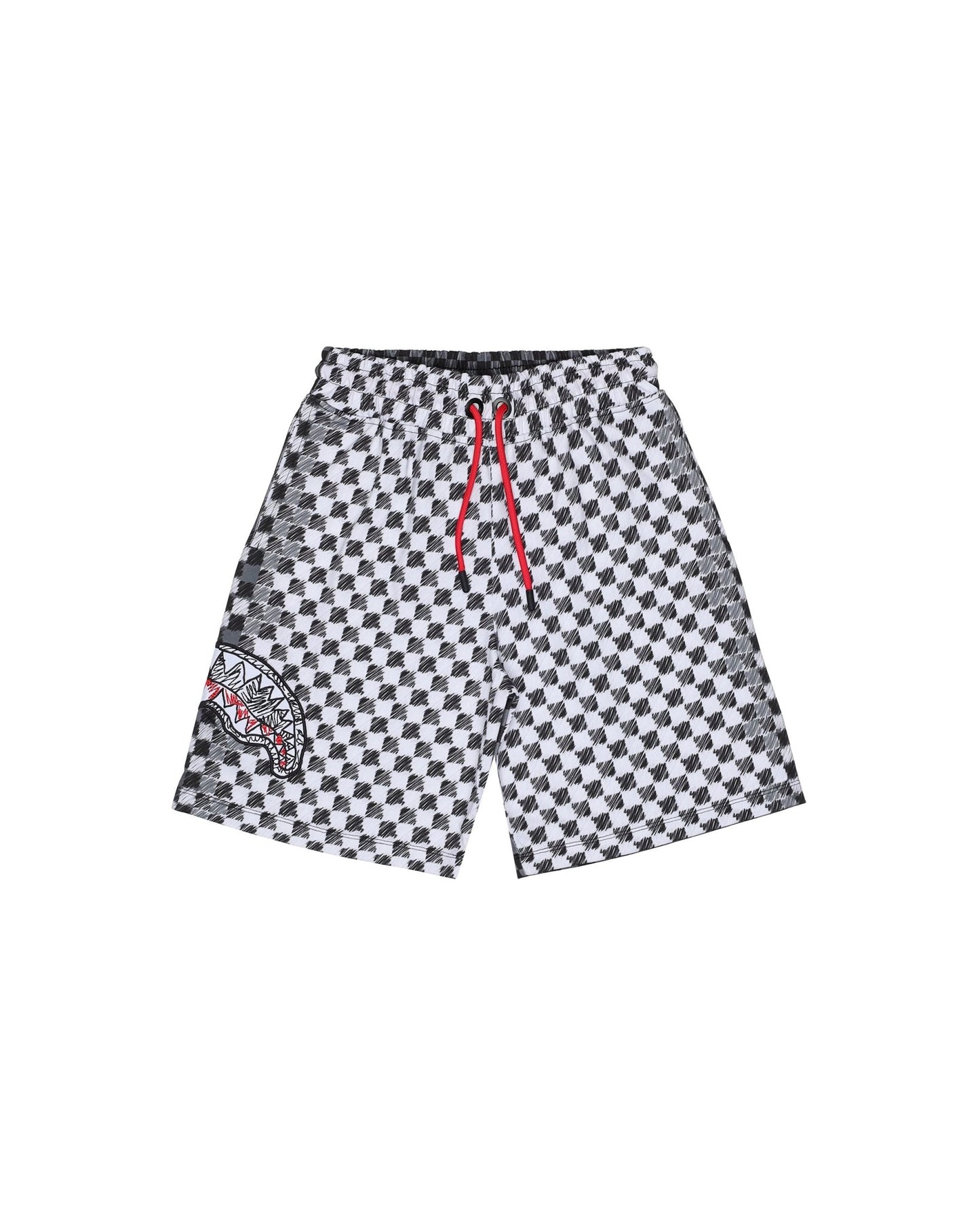 BERMUDA SPRAYGROUND A SCACCHI BIANCO E NERO - Angel Luxury