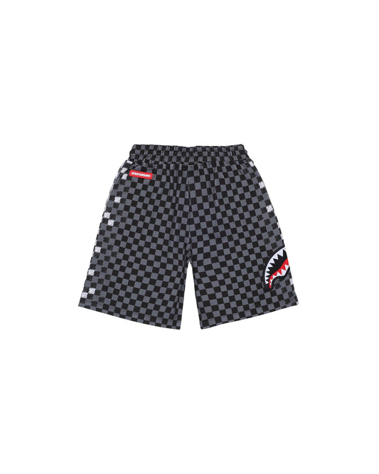 BERMUDA SPRAYGROUND A SCACCHI BIANCO E NERO - Angel Luxury