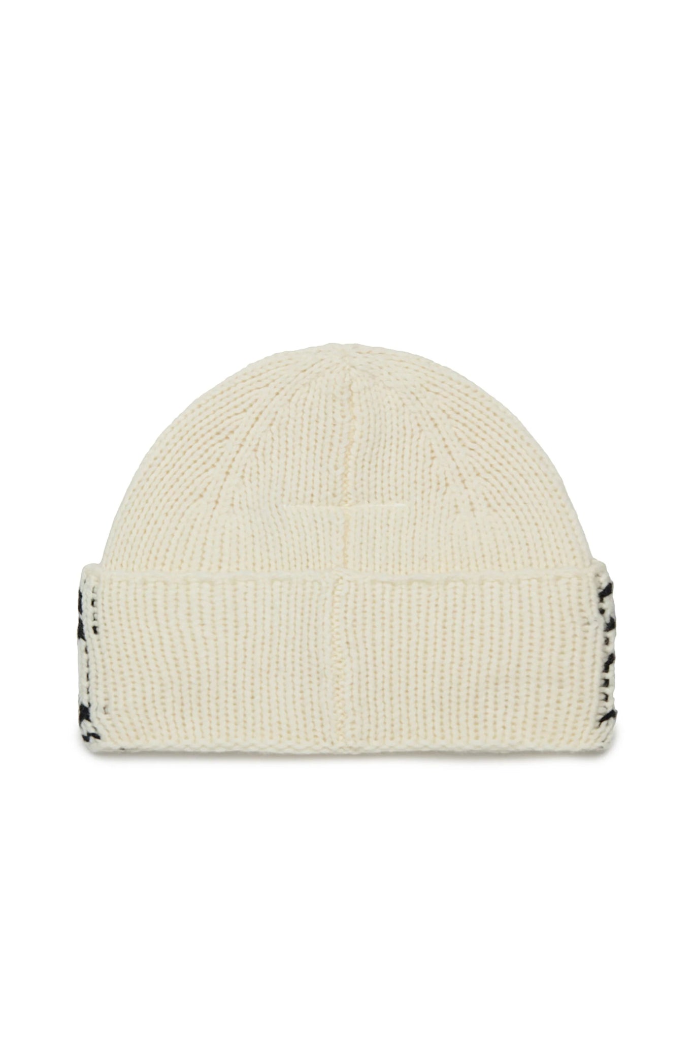 BERRETTO IN LANA PANNA CON LOGO NUMERICO MAISON MARGIELA - Angel Luxury