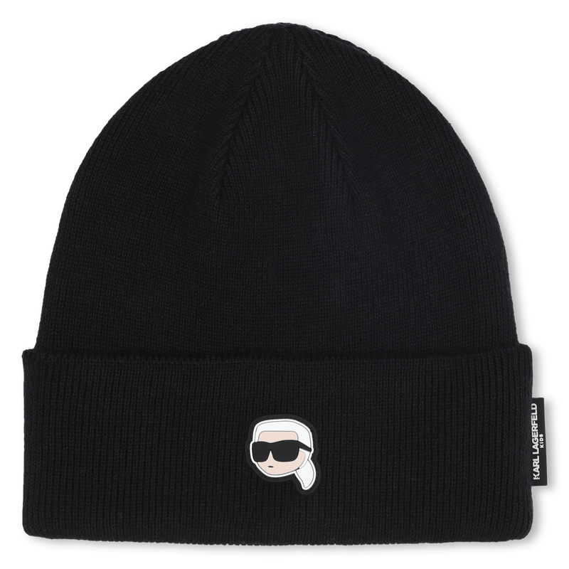 BERRETTO NERO CON LOGO KARL LAGERFELD - Angel Luxury