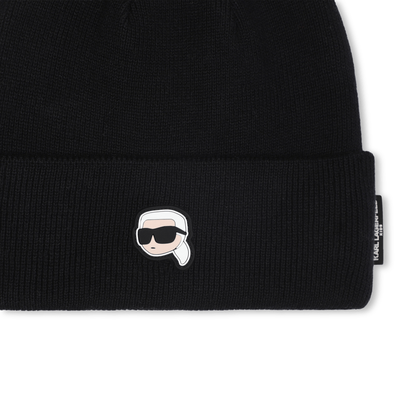 BERRETTO NERO CON LOGO KARL LAGERFELD - Angel Luxury