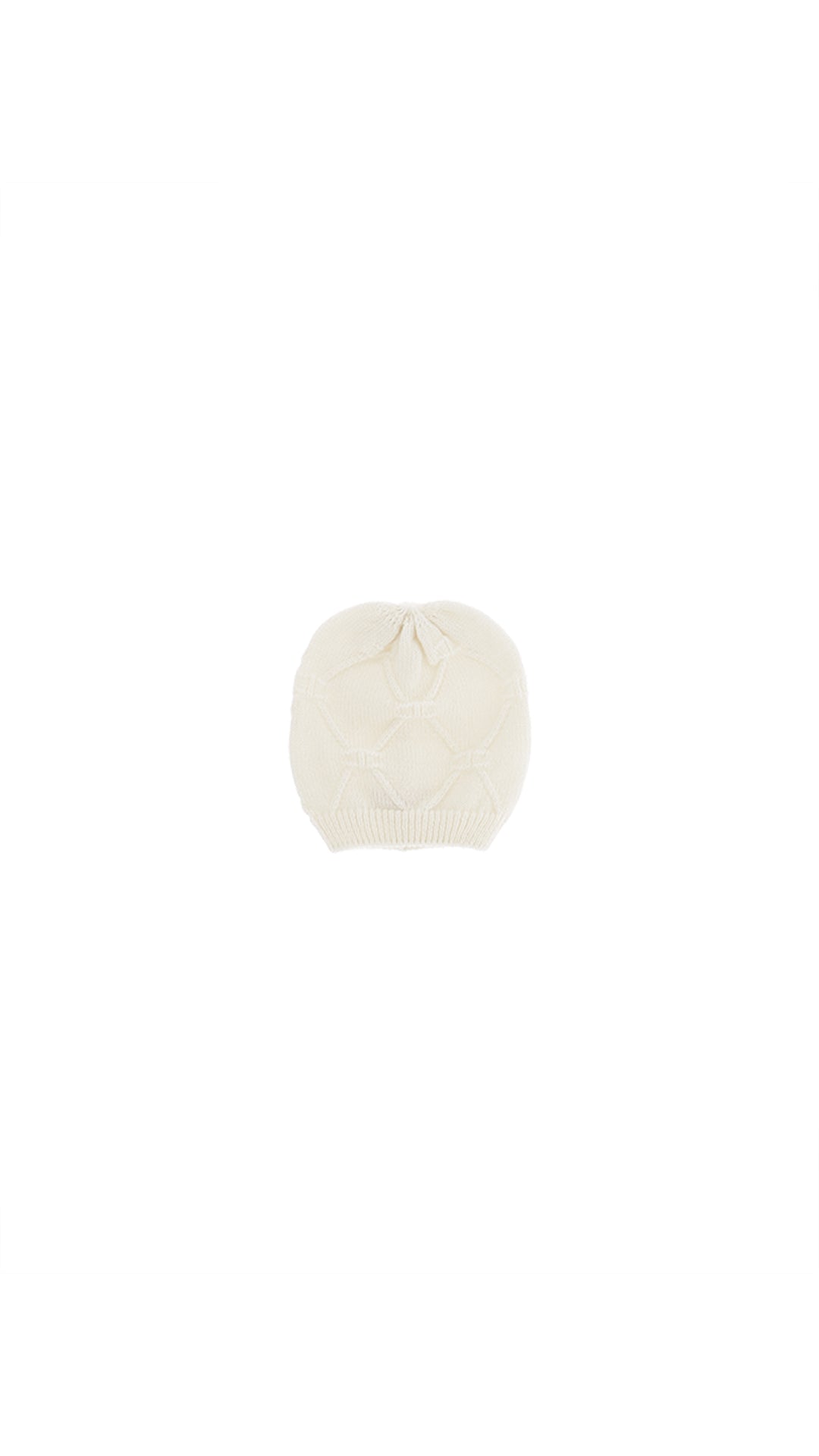 BERRETTO PER NEONATA IN TRICOT BURRO ELISABETTA FRANCHI - Angel Luxury
