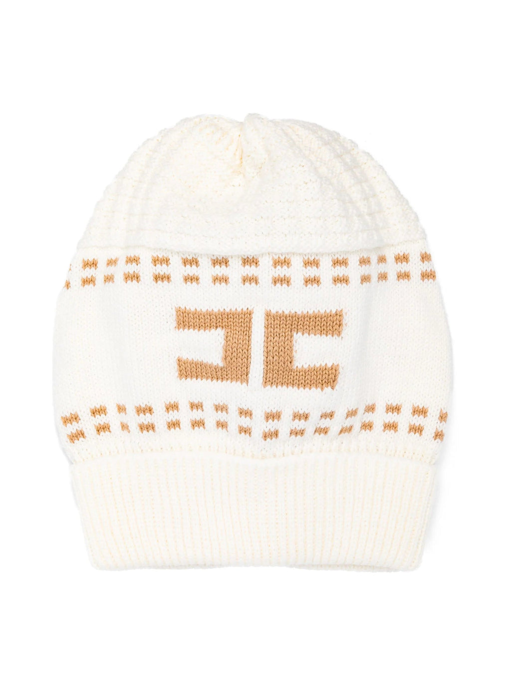 BERRETTO TRICOT AVORIO/SABBIA ELISABETTA FRANCHI - Angel Luxury