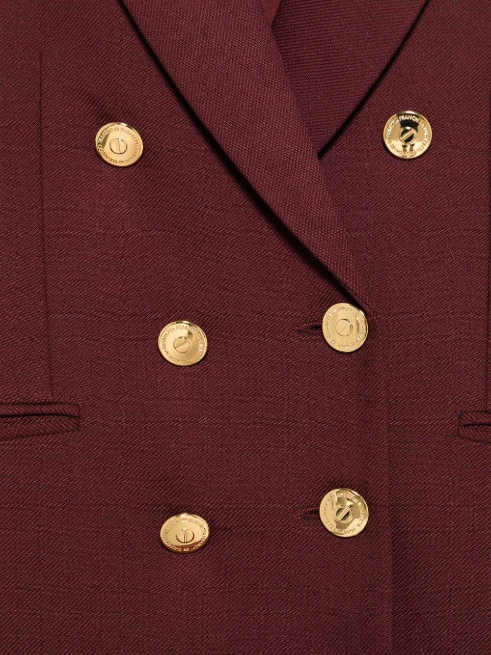 BLAZER BORDEAUX ELISABETTA FRANCHI - Angel Luxury