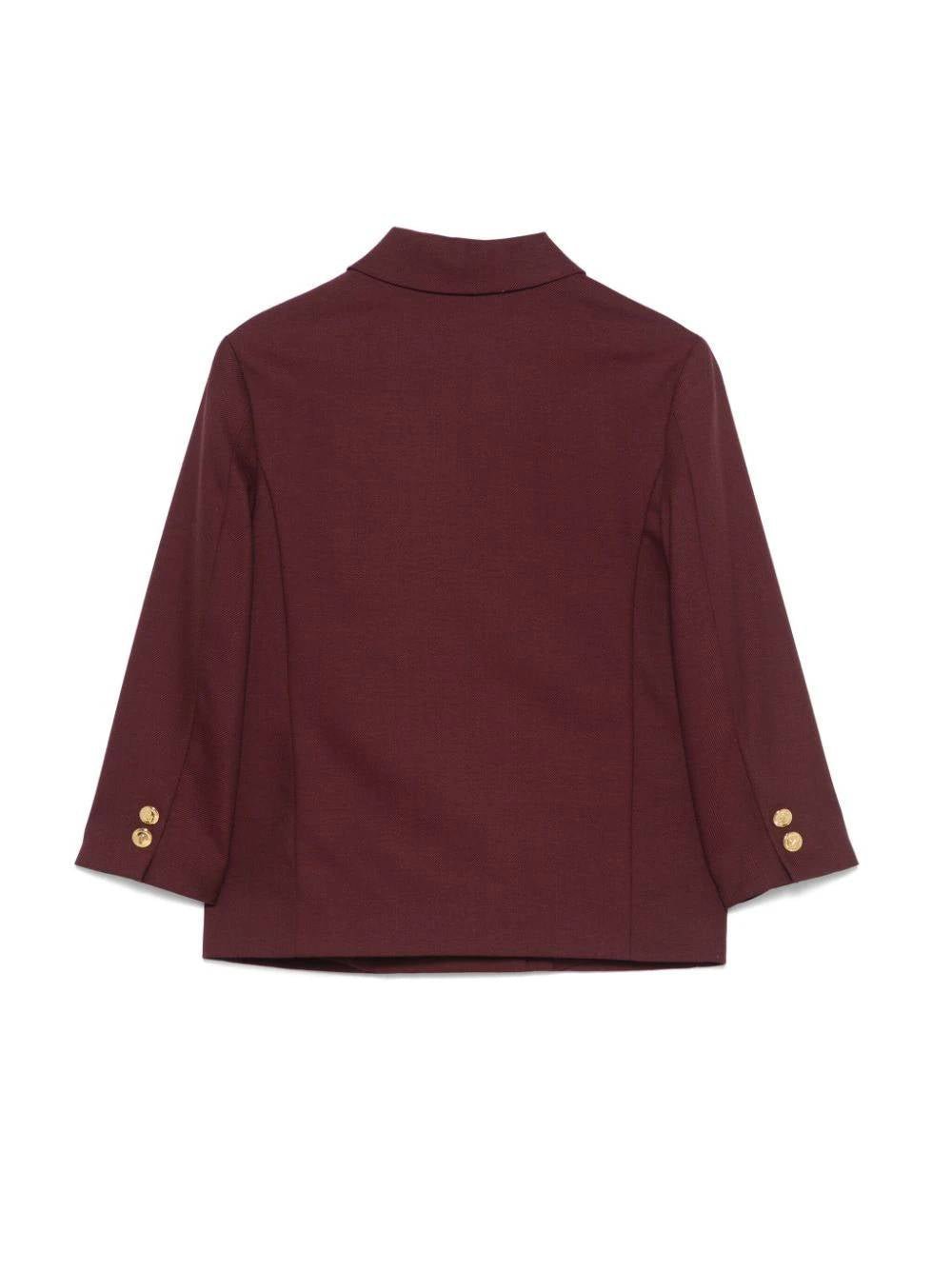 BLAZER BORDEAUX ELISABETTA FRANCHI - Angel Luxury