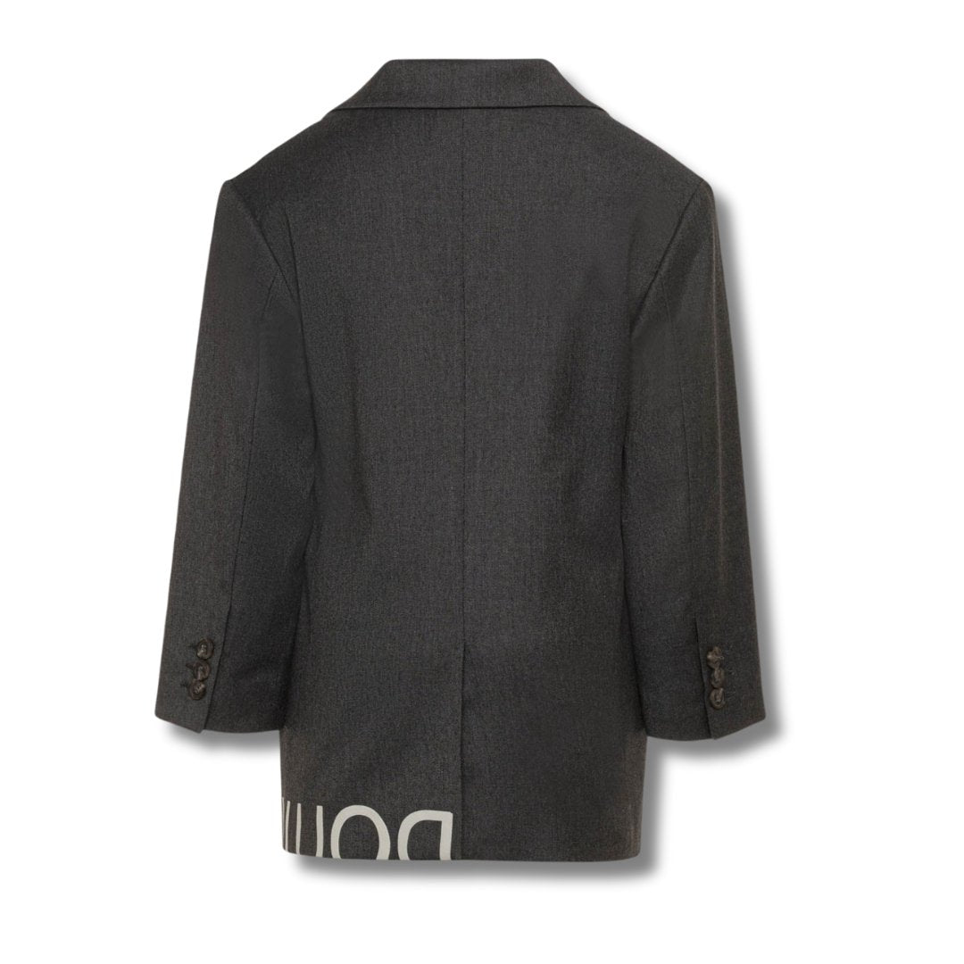 BLAZER MONOPETTO GRIGIO DOUUOD - Angel Luxury