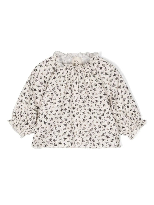 BLUSA A FIORI DOUUOD - Angel Luxury