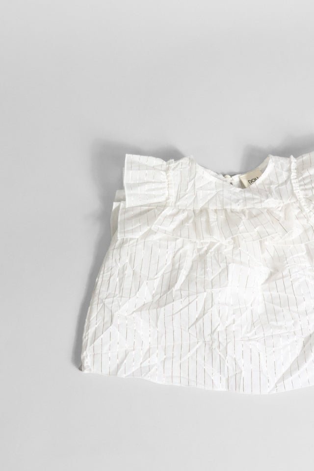 Blusa Douuod bianca e oro - Angel Luxury