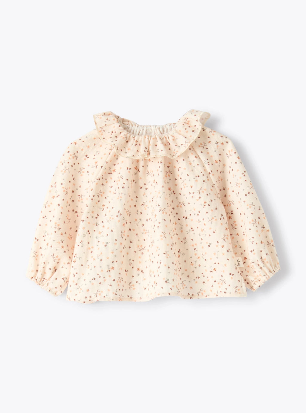 BLUSA PER NEONATA CON FIORELLINI TEDDY&MINOU - Angel Luxury