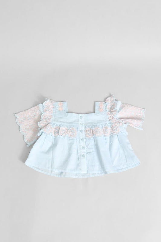 Blusa StellaMcCartney celeste - Angel Luxury