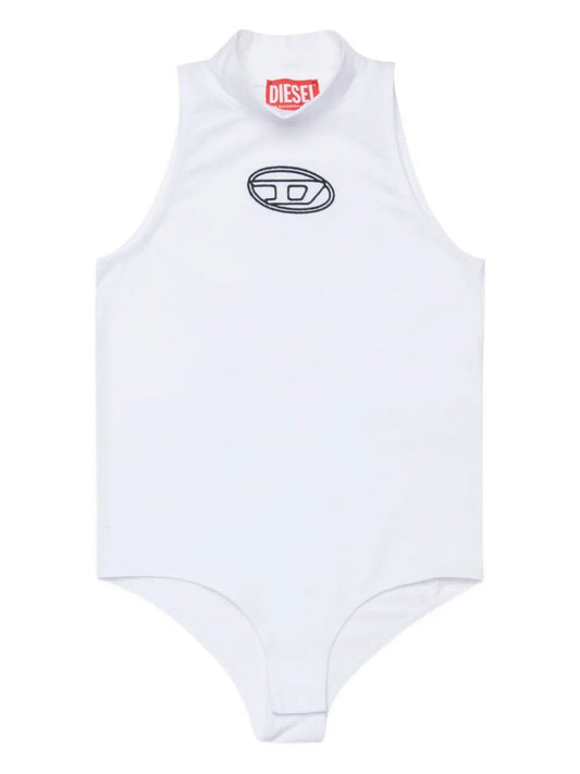BODY BIANCO CON LOGO NERO DIESEL - Angel Luxury