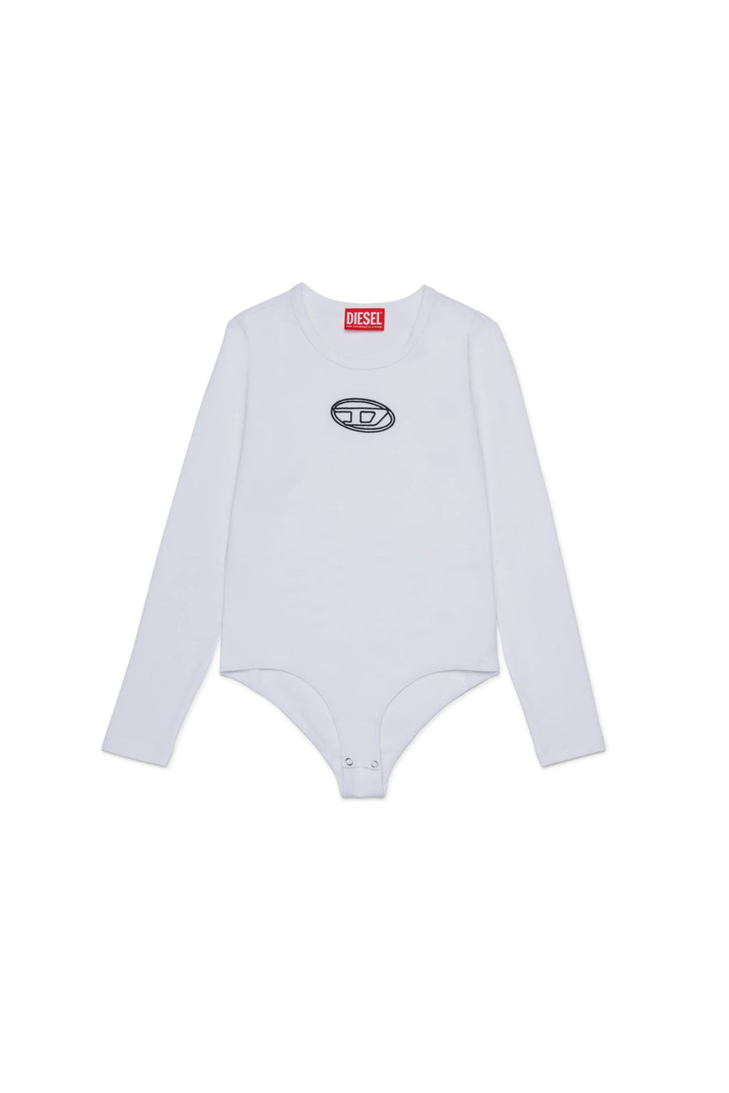 BODY BIANCO CON LOGO NERO DIESEL - Angel Luxury