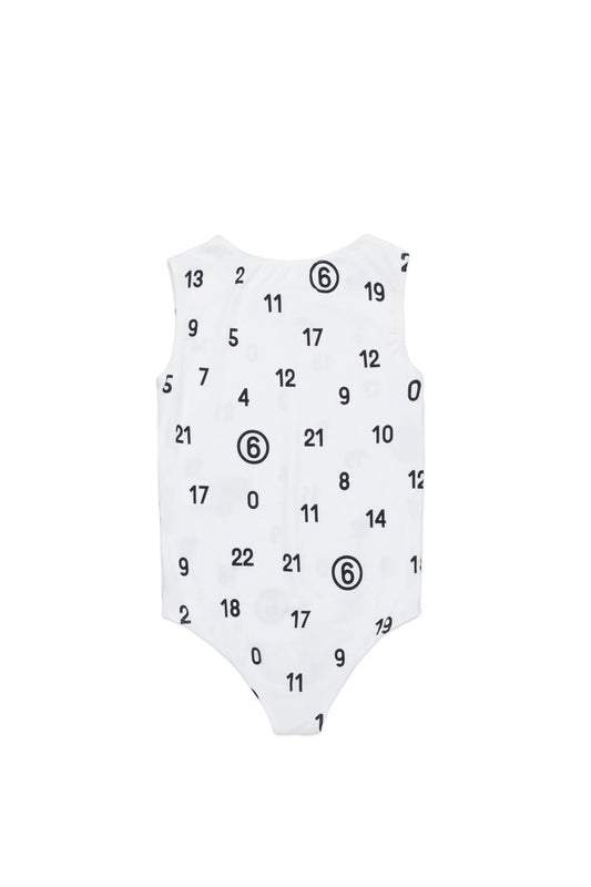 BODY BIANCO LOGO NUMERICO MAISON MARGIELA - Angel Luxury