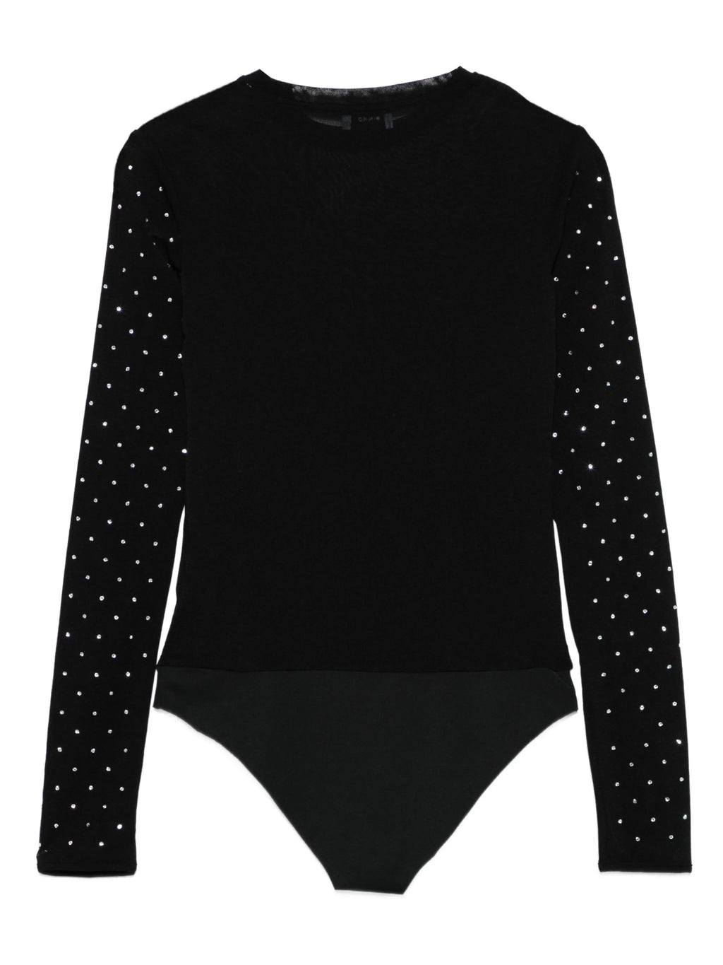 BODY NERO CON STRASS LOGO PINKO - Angel Luxury
