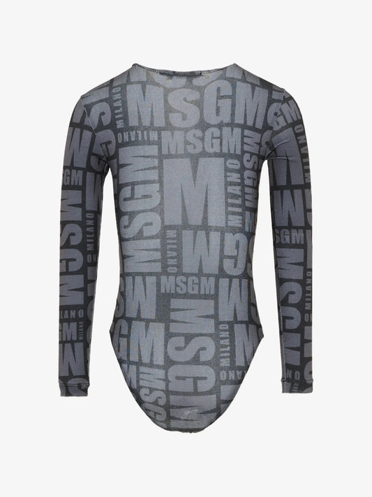 BODY NERO LOGATO MSGM - Angel Luxury