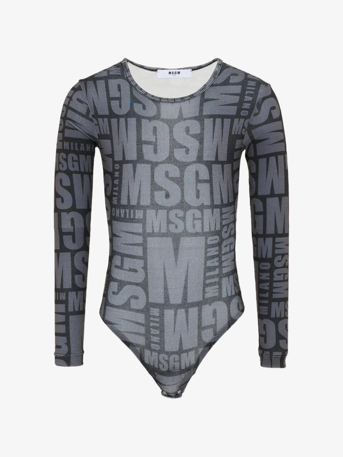 BODY NERO LOGATO MSGM - Angel Luxury