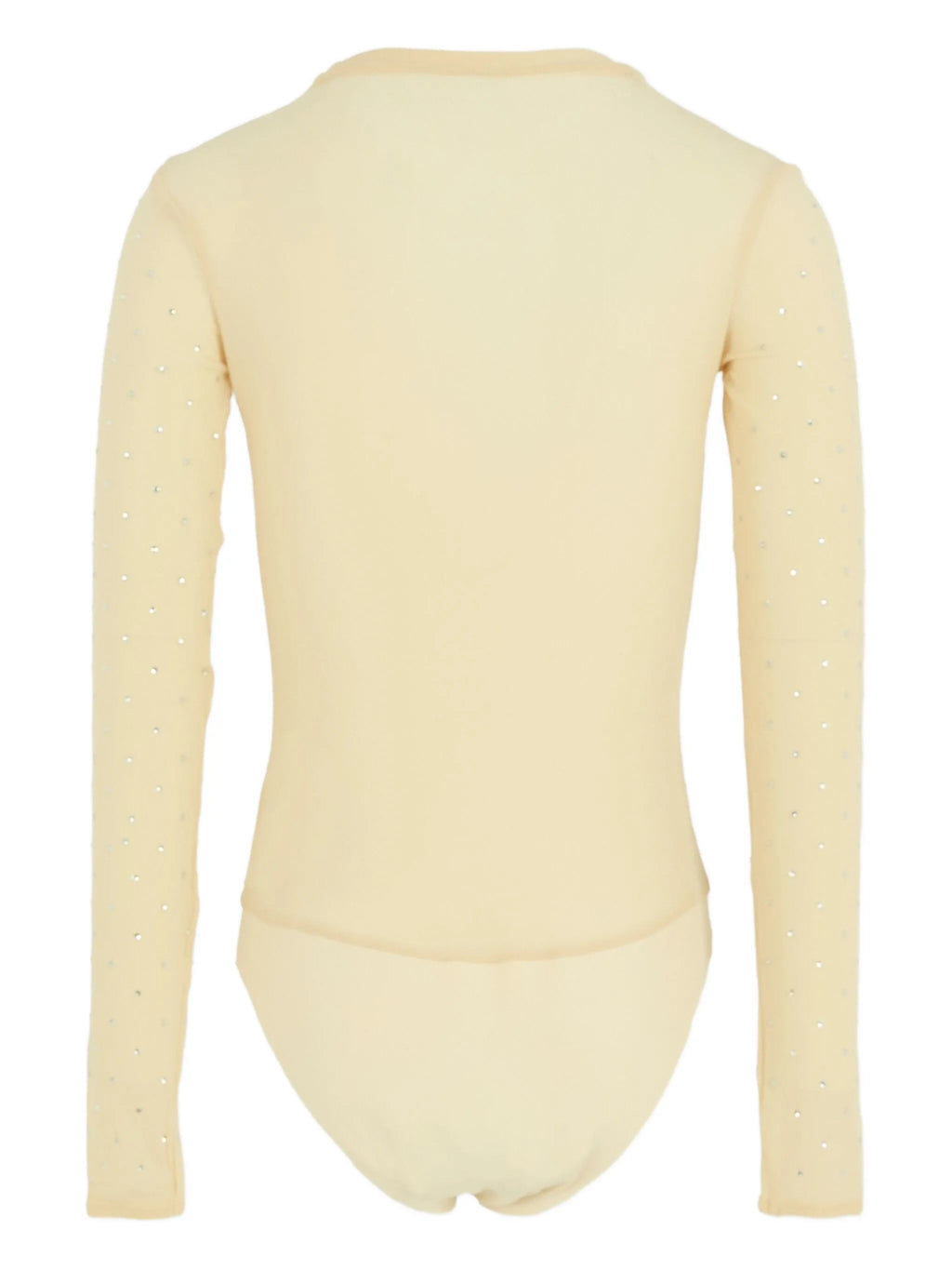 BODY NUDE CON STRASS E LOGO PINKO - Angel Luxury