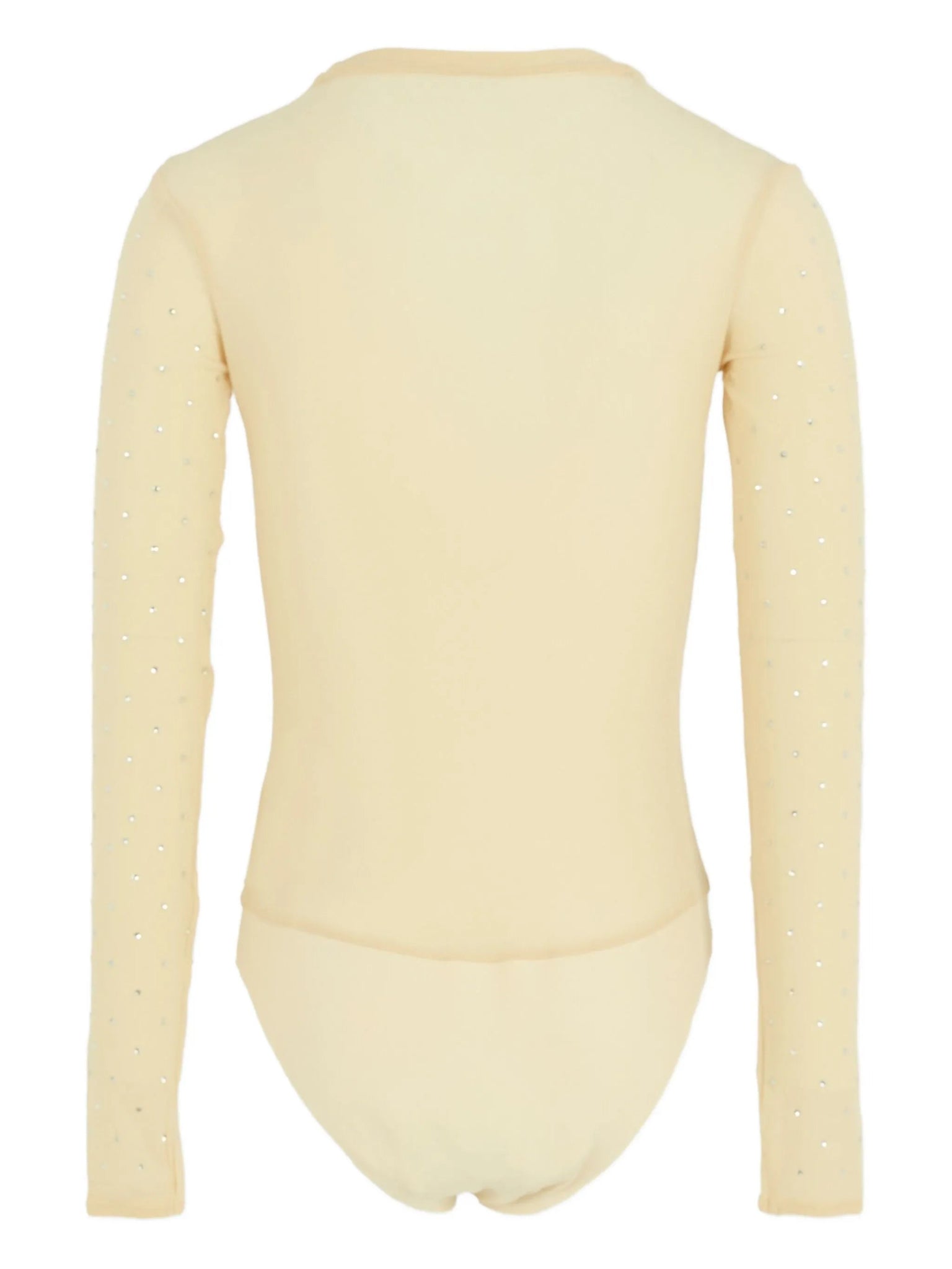 BODY NUDE CON STRASS E LOGO PINKO - Angel Luxury