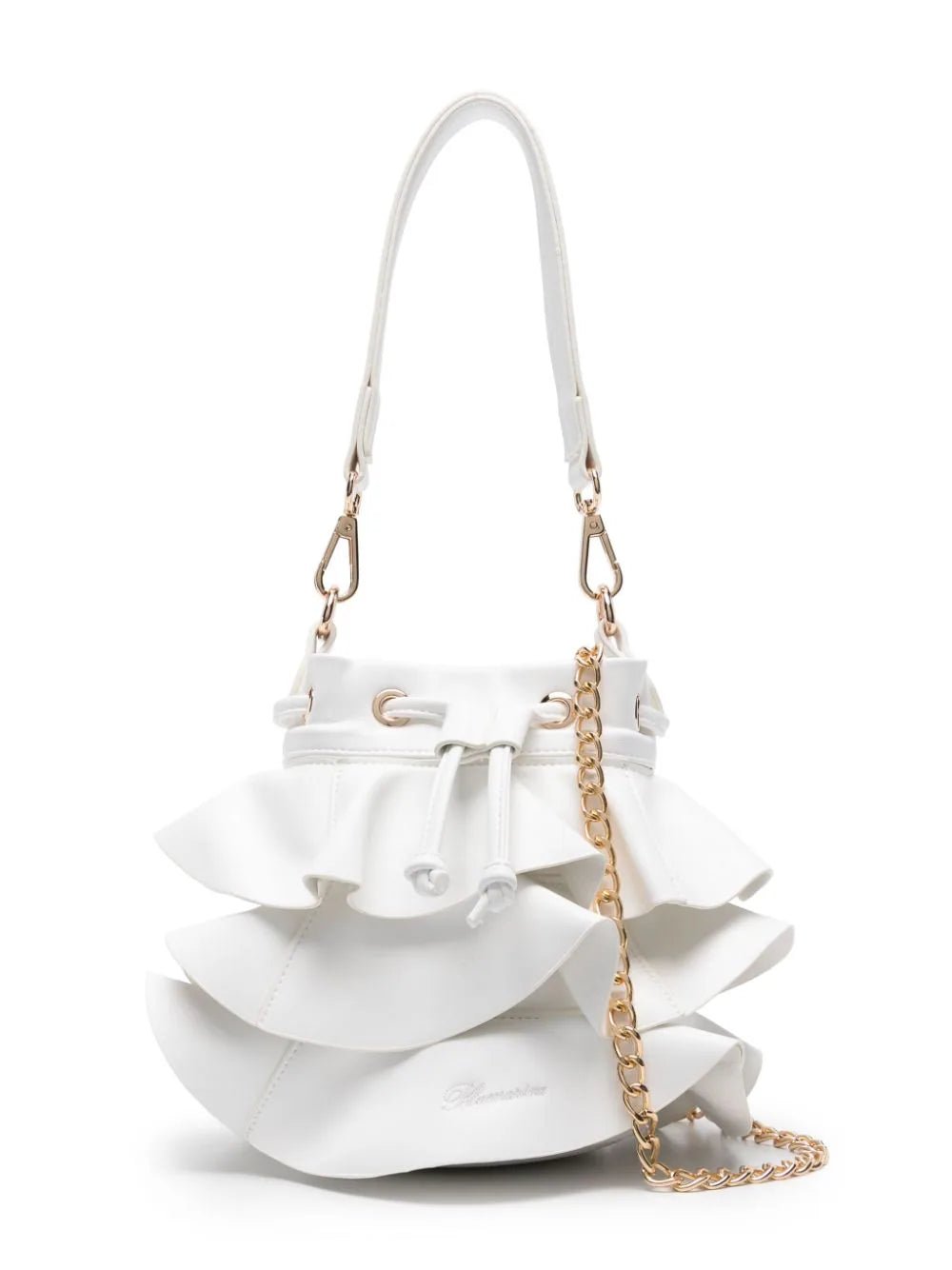 BORSA A SECCHIELLO CON RUCHES MISS BLUMARINE - Angel Luxury