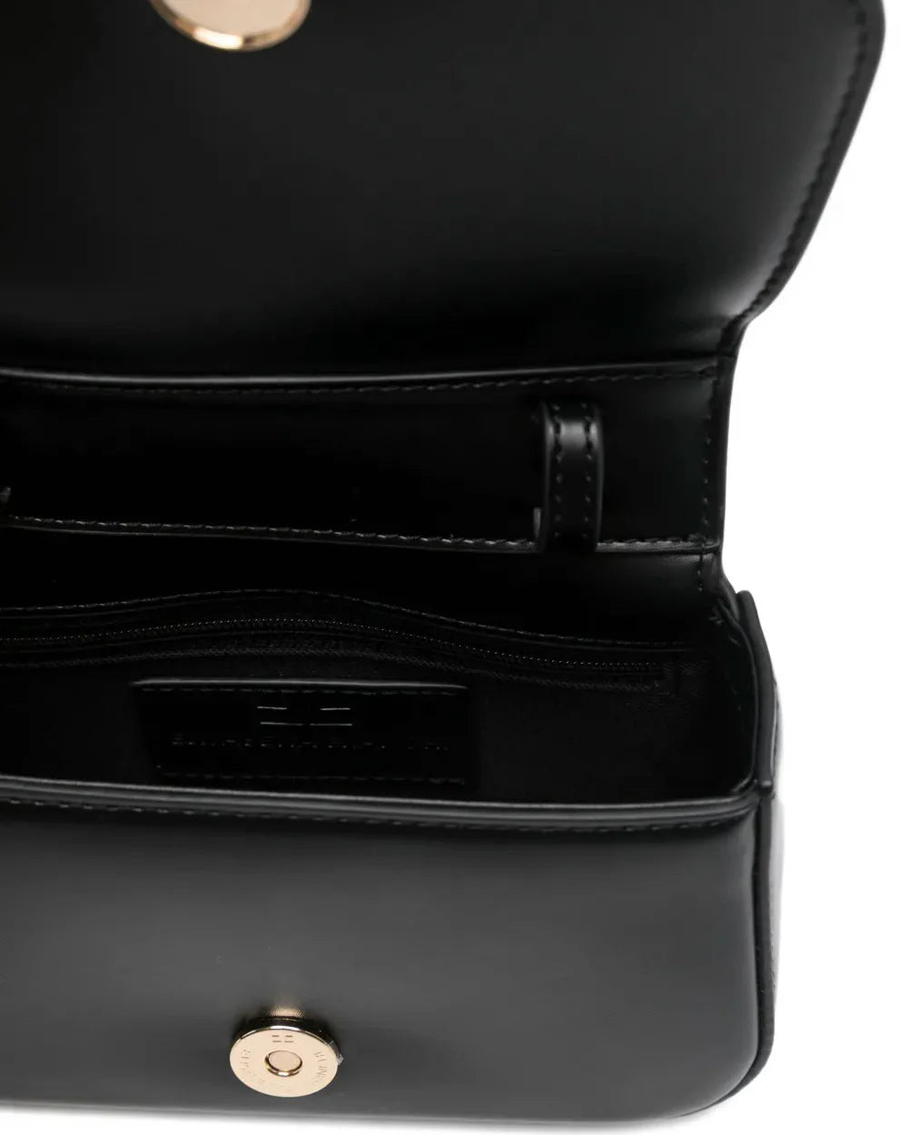 BORSA A TRACOLLA NERA IN ECOPELLE ELISABETTA FRANCHI - Angel Luxury