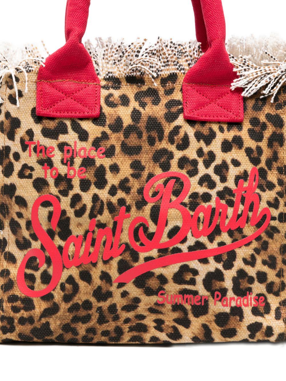 BORSA ANIMALIER CON MANICI ROSSI MC2 SAINT BARTH - Angel Luxury