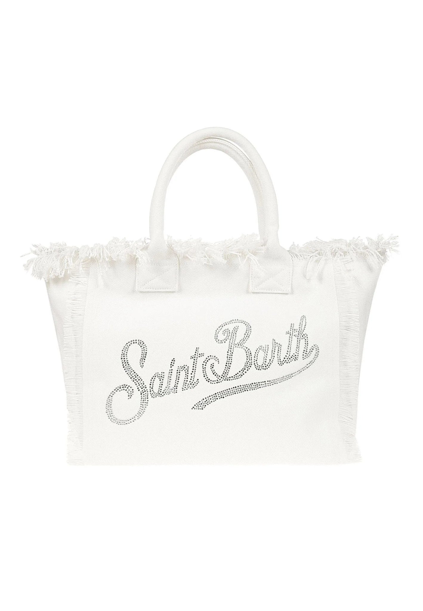 BORSA BIANCA CON STRASS MC2 SAINT BARTH - Angel Luxury