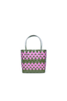 BORSA CHECK BASKET VERDE/VIOLA MARNI - Angel Luxury