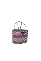 BORSA CHECK BASKET VERDE/VIOLA MARNI - Angel Luxury