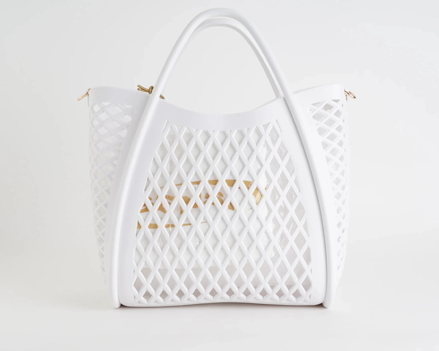 BORSA FLAMINGO BIANCO SENSI - Angel Luxury