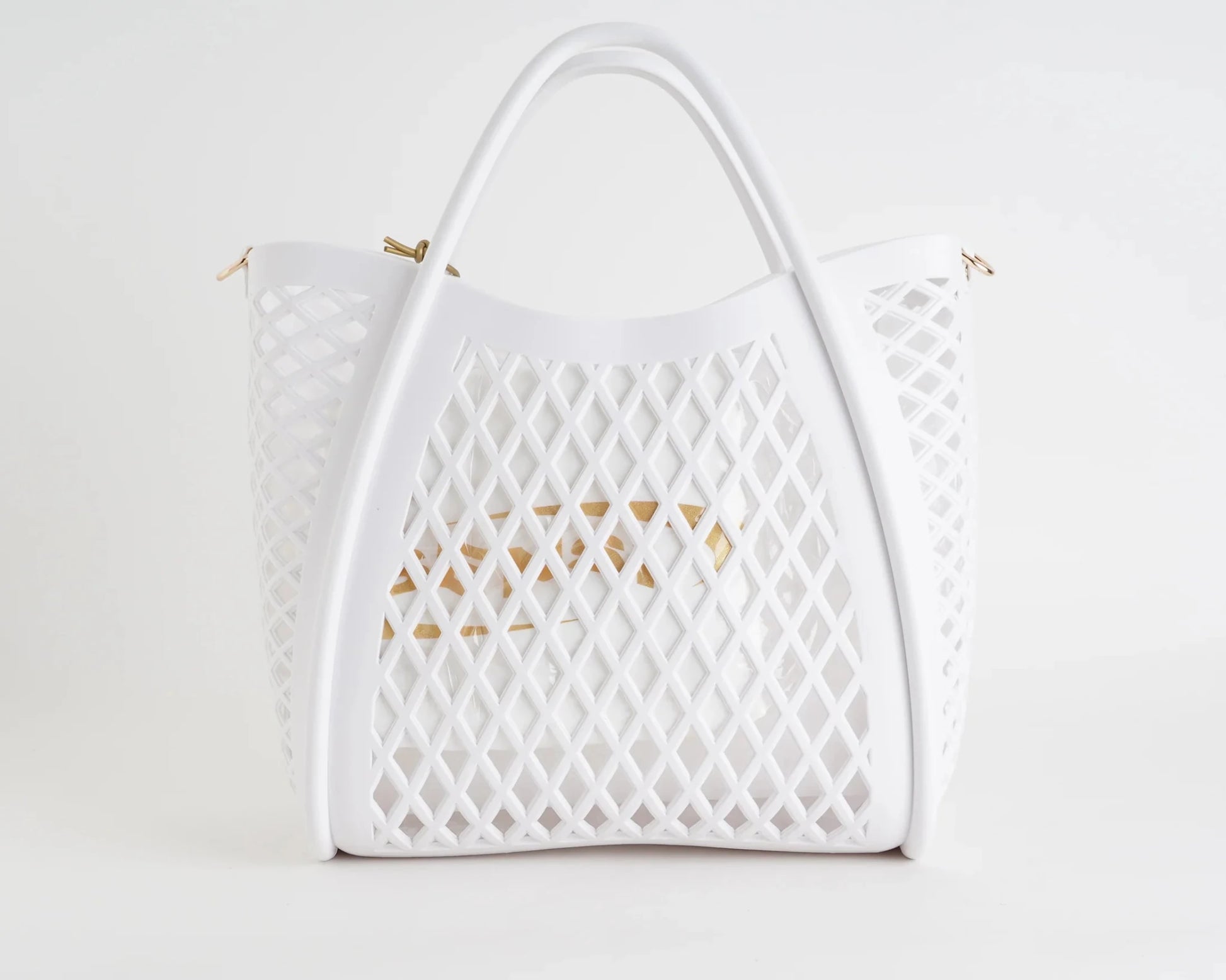BORSA FLAMINGO BIANCO SENSI - Angel Luxury