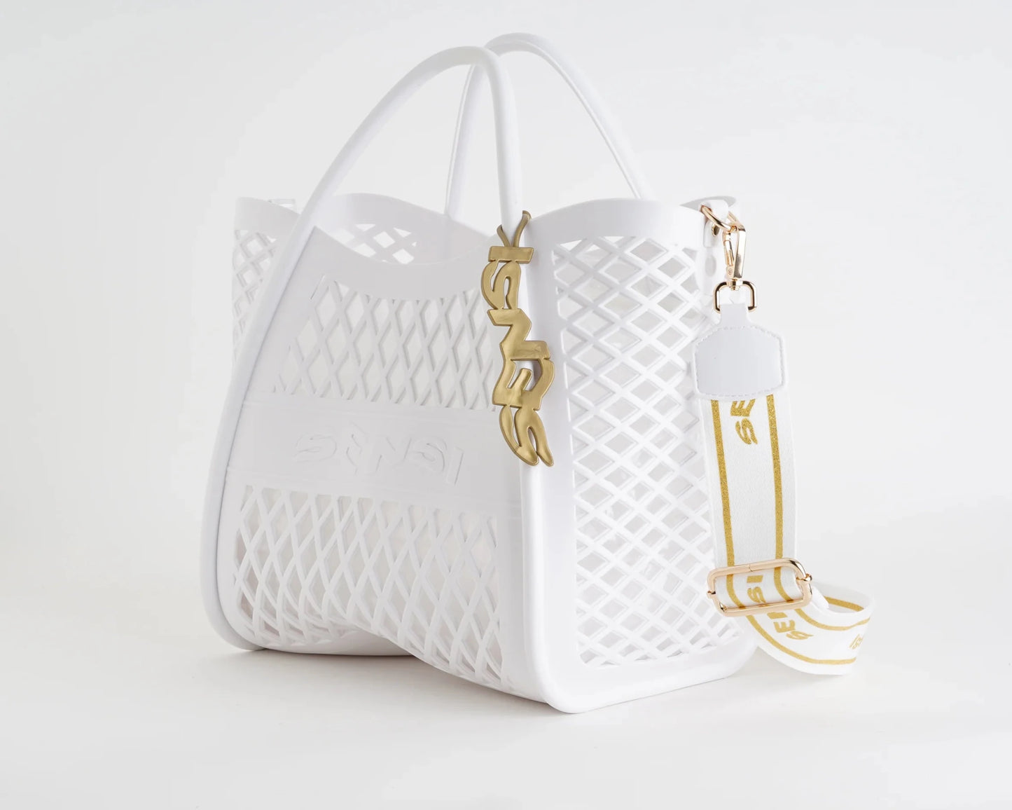 BORSA FLAMINGO BIANCO SENSI - Angel Luxury