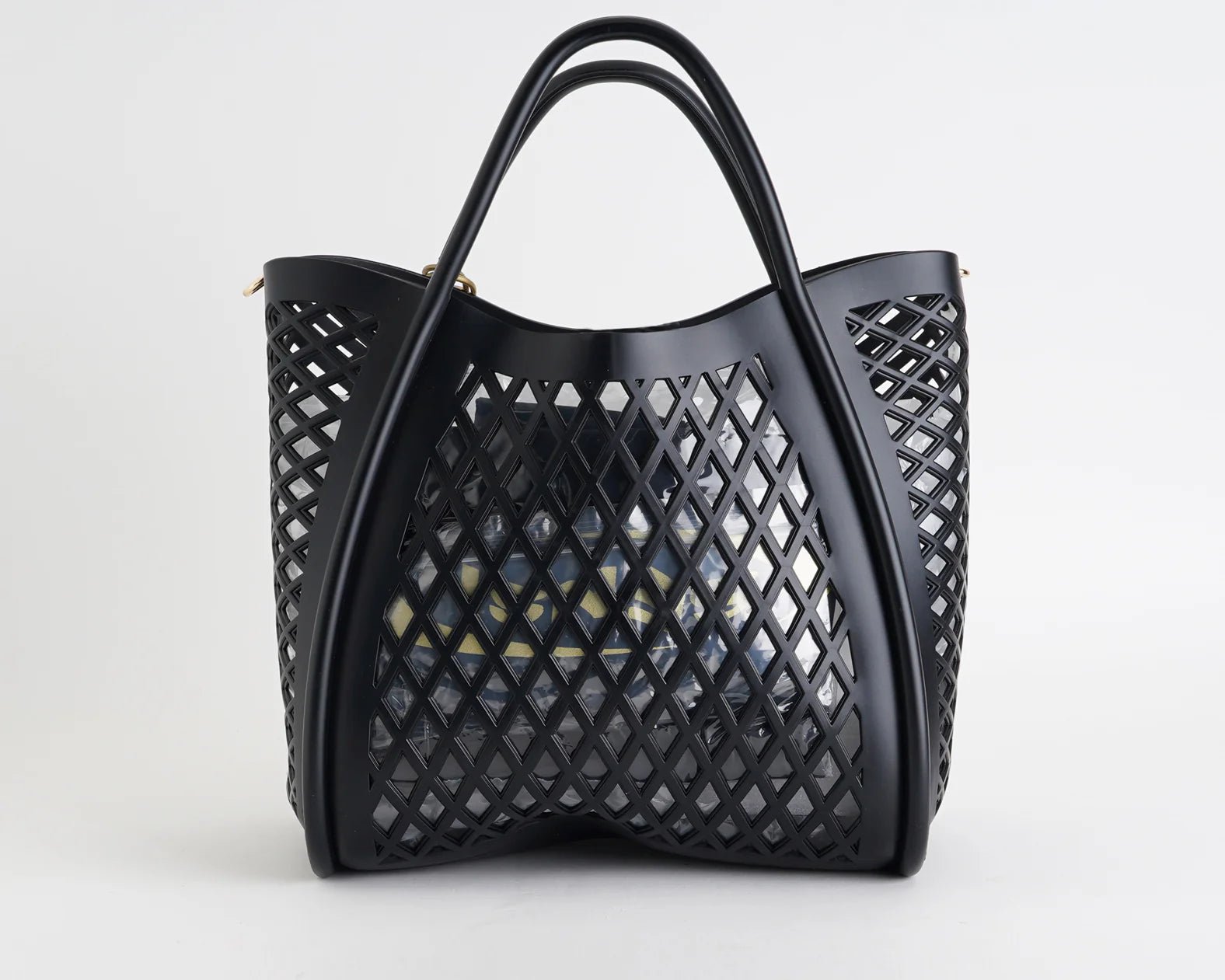 BORSA FLAMINGO NERO SENSI - Angel Luxury