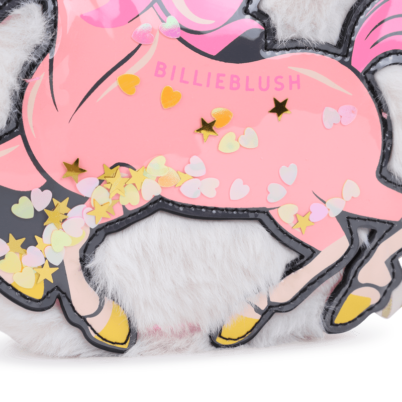 BORSA IN ECOPELLICCI CON FANTASIA DEL CAVALLO ROSA BILLIEBLUSH - Angel Luxury