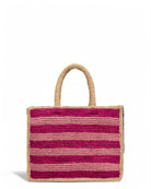 BORSA IN PAGLIA MULTICOLOR A RIGHE MC2 SAINT BARTH - Angel Luxury