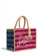 BORSA IN PAGLIA MULTICOLOR A RIGHE MC2 SAINT BARTH - Angel Luxury