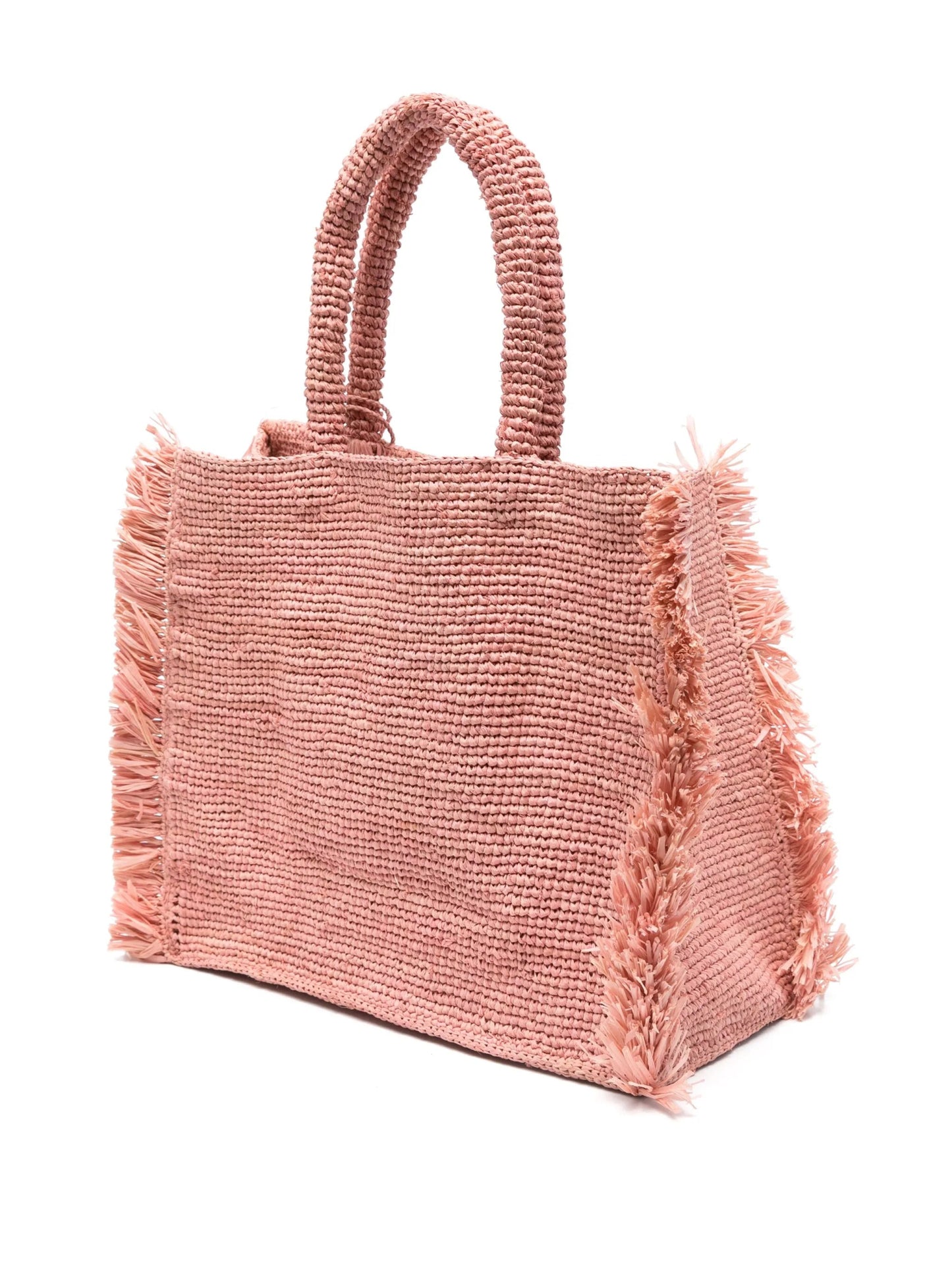 BORSA IN PAGLIA ROSA MC2 SAINT BARTH - Angel Luxury