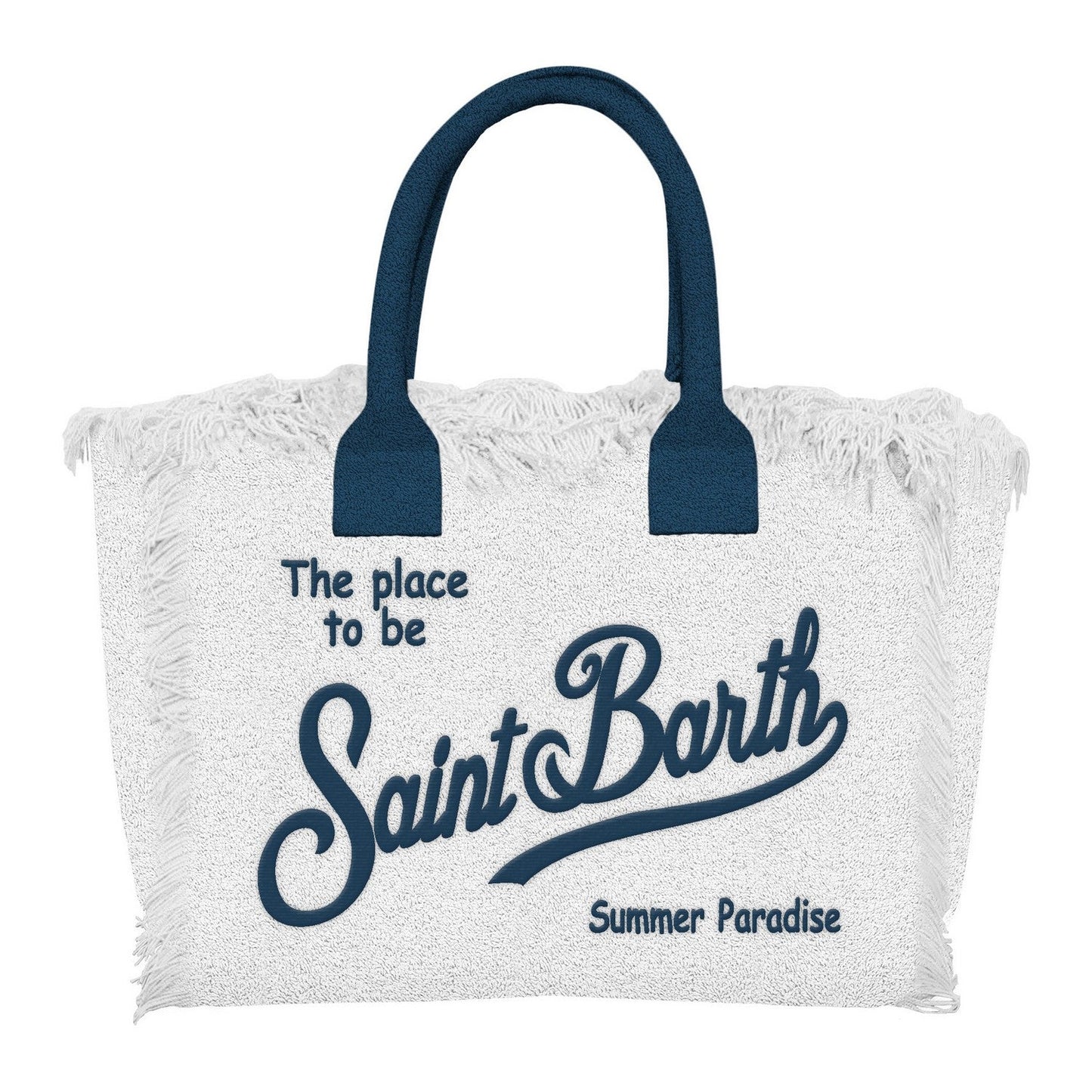 BORSA IN SPUGNA MC2 SAINT BARTH BIANCA E BLU - Angel Luxury