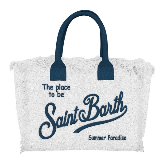 BORSA IN SPUGNA MC2 SAINT BARTH BIANCA E BLU - Angel Luxury