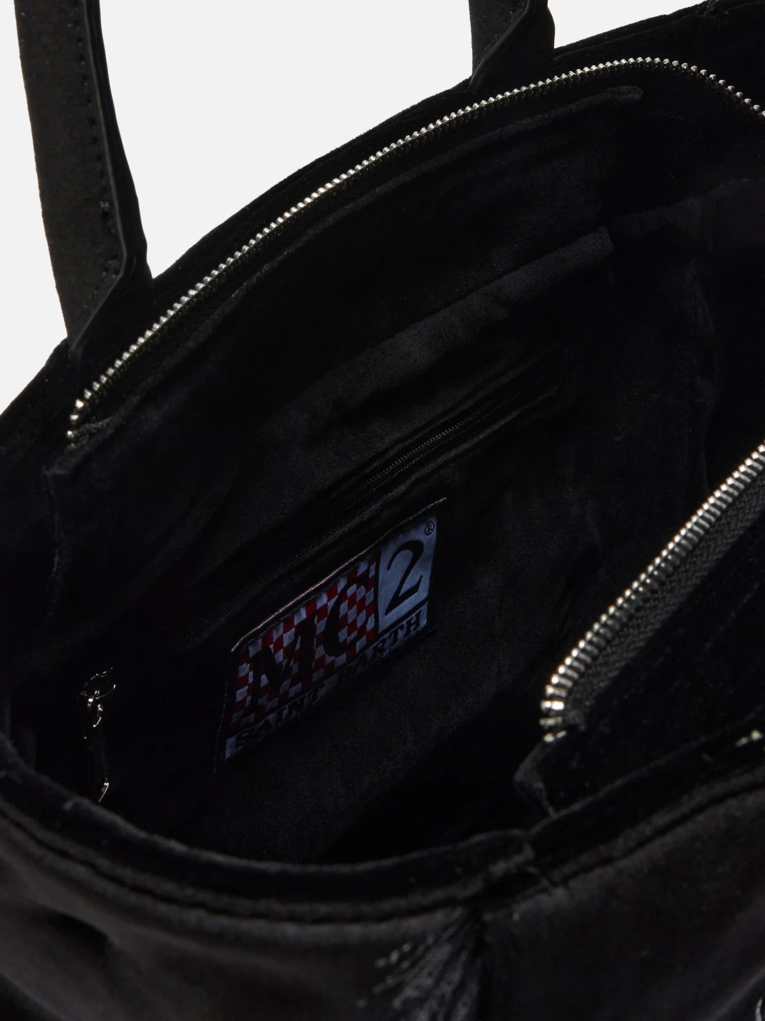 BORSA IN VELLUTO NERA MC2 SAINT BARTH - Angel Luxury
