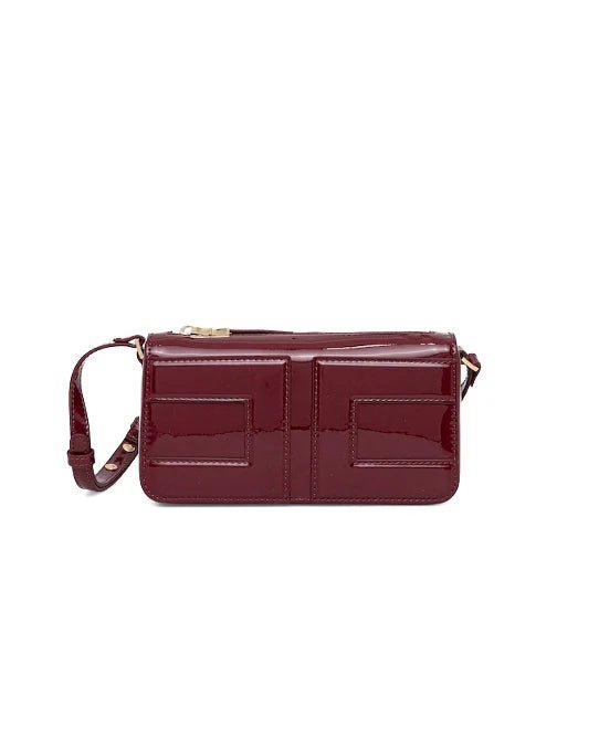 BORSA IN VERNICE ROSSO CILIEGIA ELISABETTA FRANCHI - Angel Luxury
