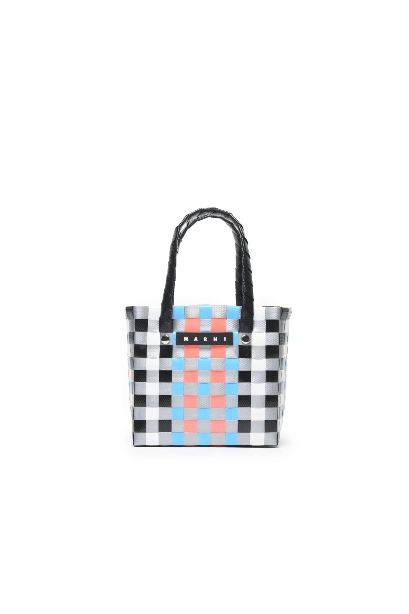 BORSA MICRO BASKET NERO/GRIGIO MARNI - Angel Luxury