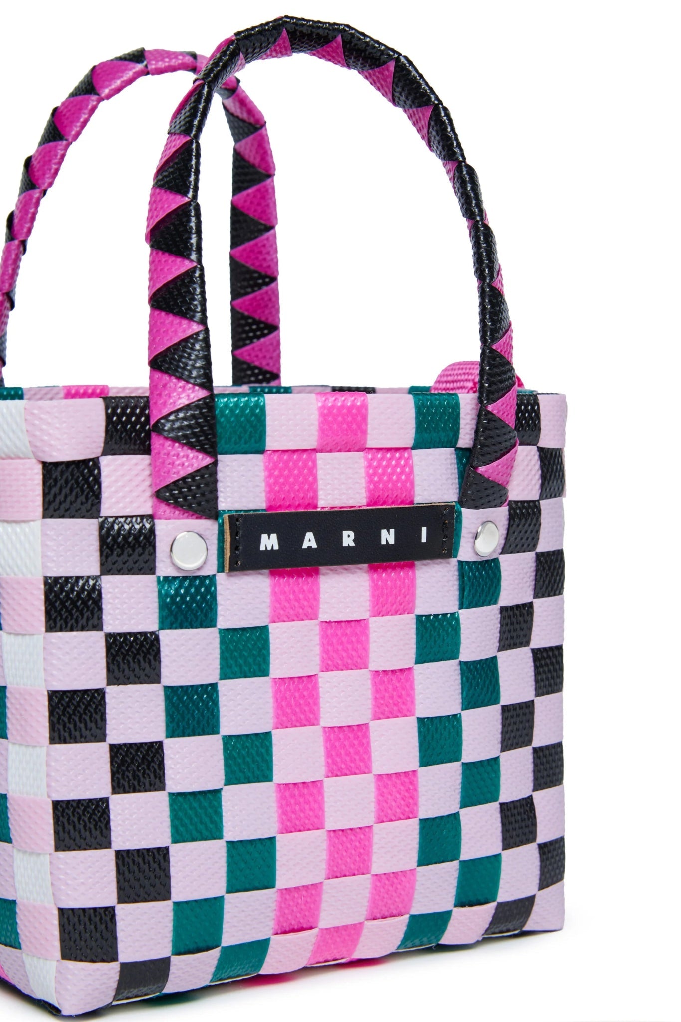 BORSA MICRO BASKET ROSA/LILLA MARNI - Angel Luxury