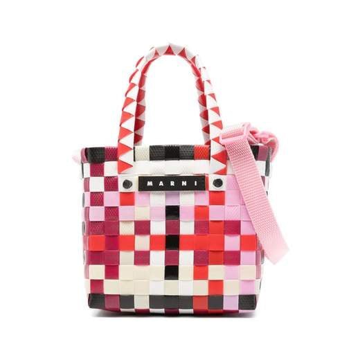 BORSA MICRO BASKET ROSA/ROSSA MARNI - Angel Luxury